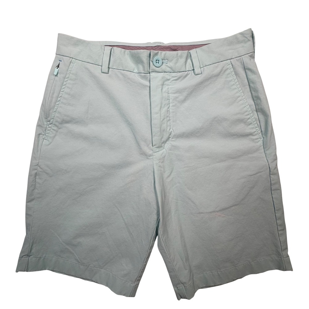 Vineyard Vines Mens 28 On-The-Go OTG Shorts Blue‎ Performance Stretch 8in 0349